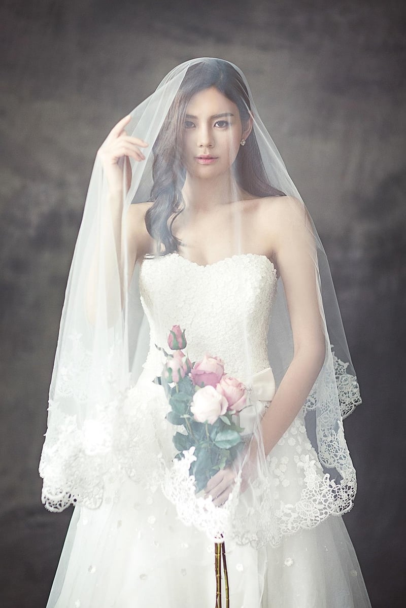 Bespoke bridal veil